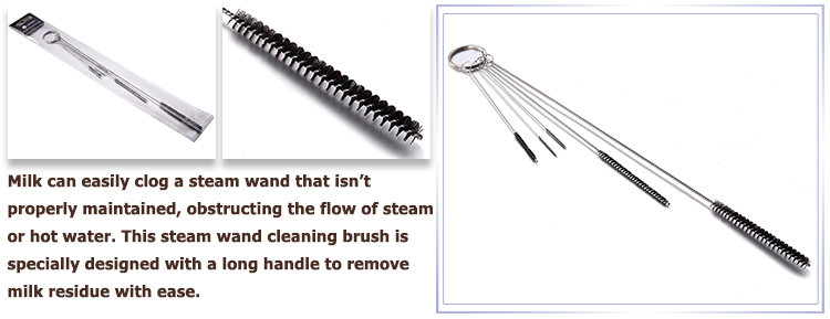 Long Handle Steam Wand Cleaning Brush