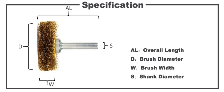 AOQUN Wheel Brush specification