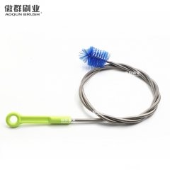 Flexible Kitchen Bathroom Shower Sewer Pipe Cleaner Coil Sink Drain Cleaning Brush