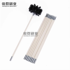 Pellet Stove Flexible Drill Long Hose Lint Duct Rotary Cleaning Dryer Vent Brush Kit