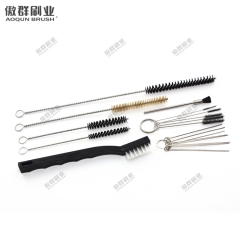 22, 223, 45, 6.5, 5.56, 30-06 Bore Cotton Nylon Brass Wire Gun Cleaning Brushes Set