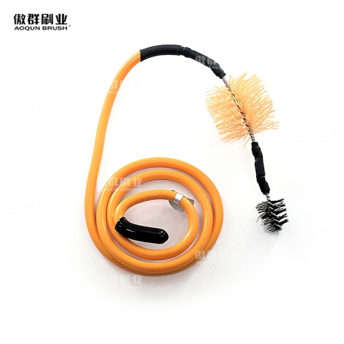 Flexible Kitchen Bathroom Shower Sewer Pipe Cleaner Coil Sink Drain Cleaning Brush