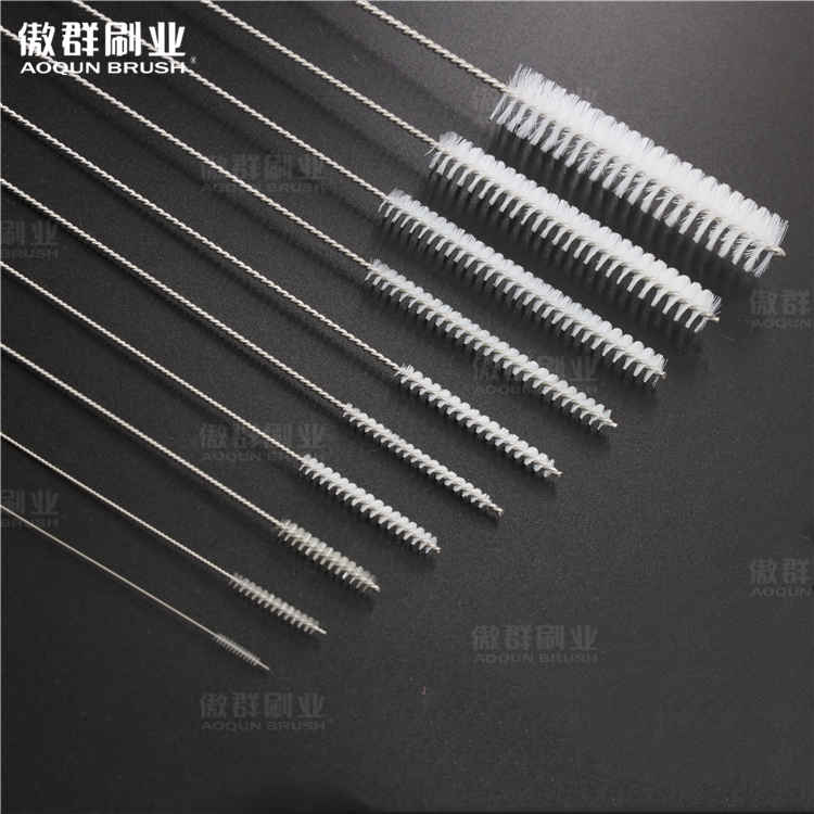 twisted wire brush type medical cleaning brushes