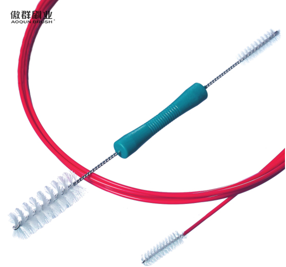 Short Double-Headed Endoscope Cleaning Brush