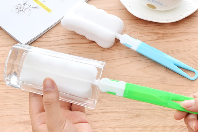 Sponge Bottle Cleaning Brush