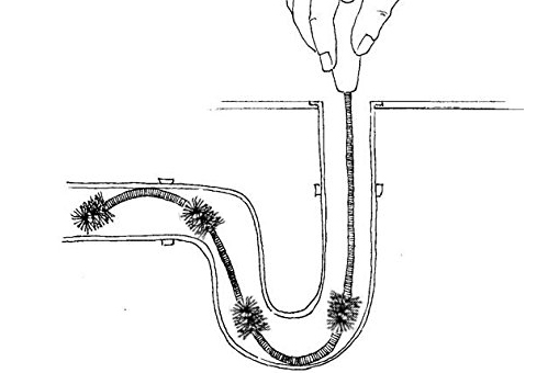 Is The Drain Cleaning Brush Used To Clean The Sewer Pipes?