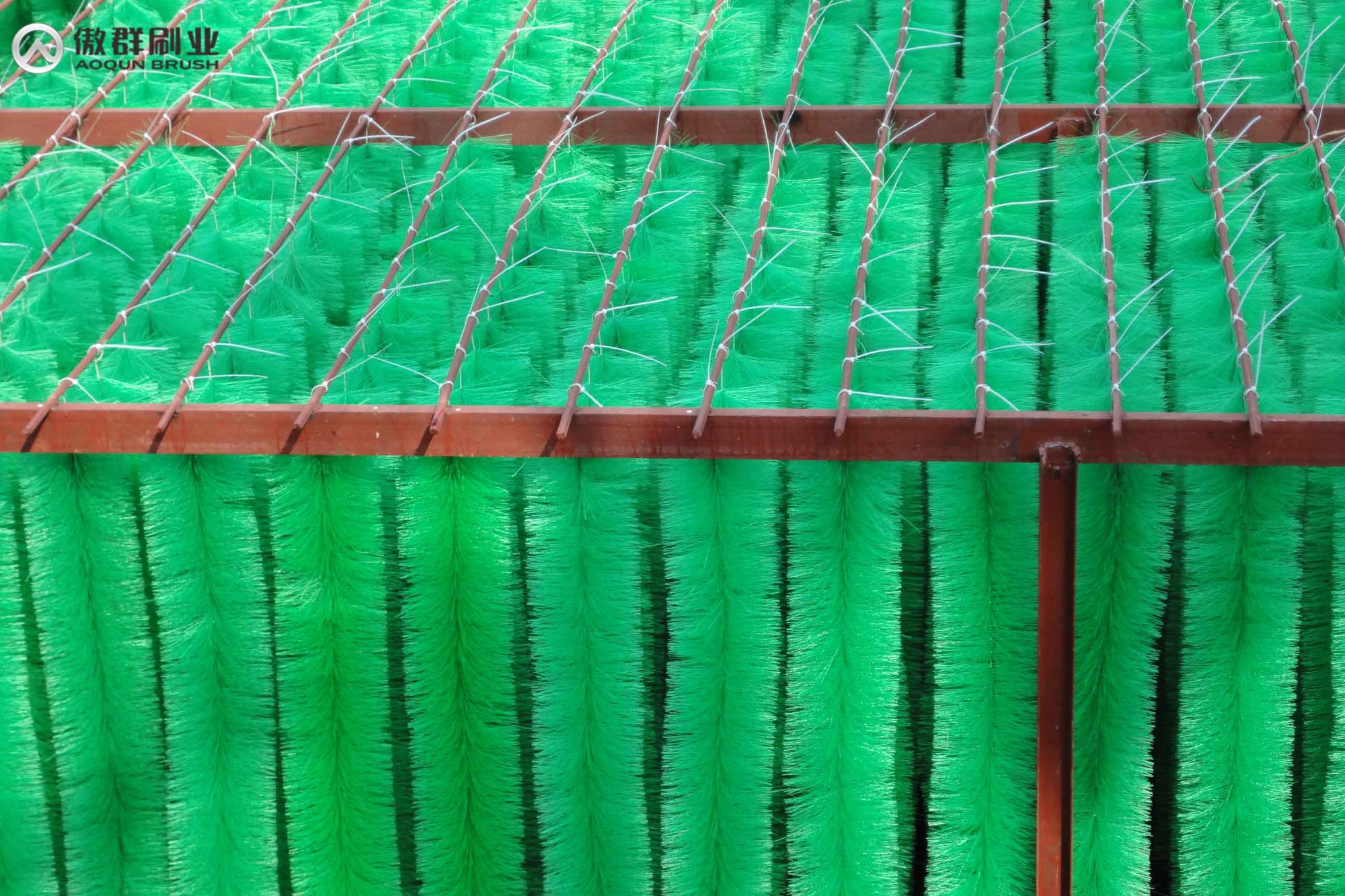 green filament fish pond filter brush