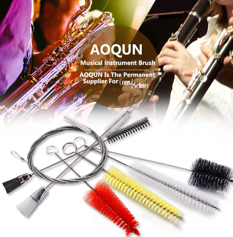 cleaning musical instrument brushes
