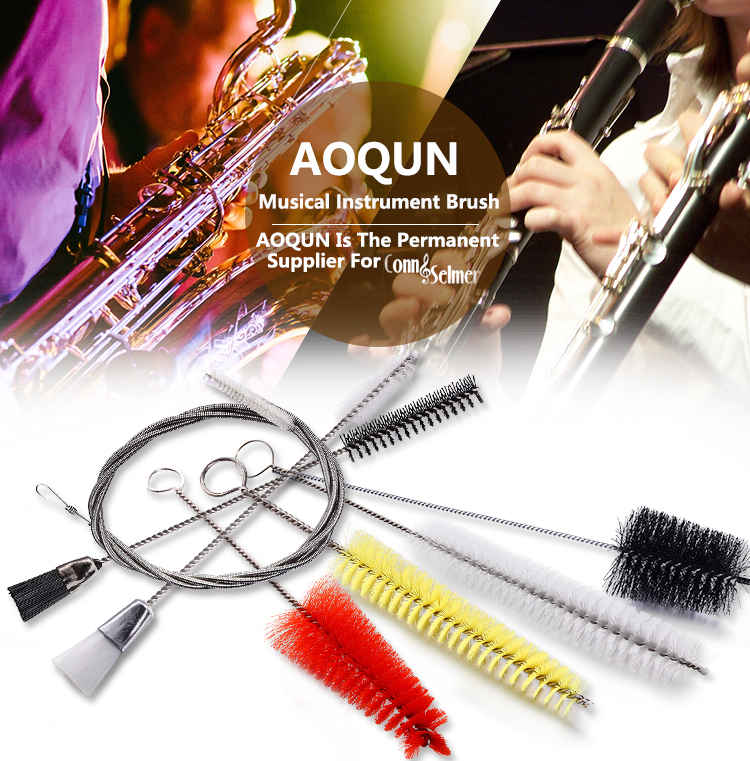 musical instrument cleaning brush kit