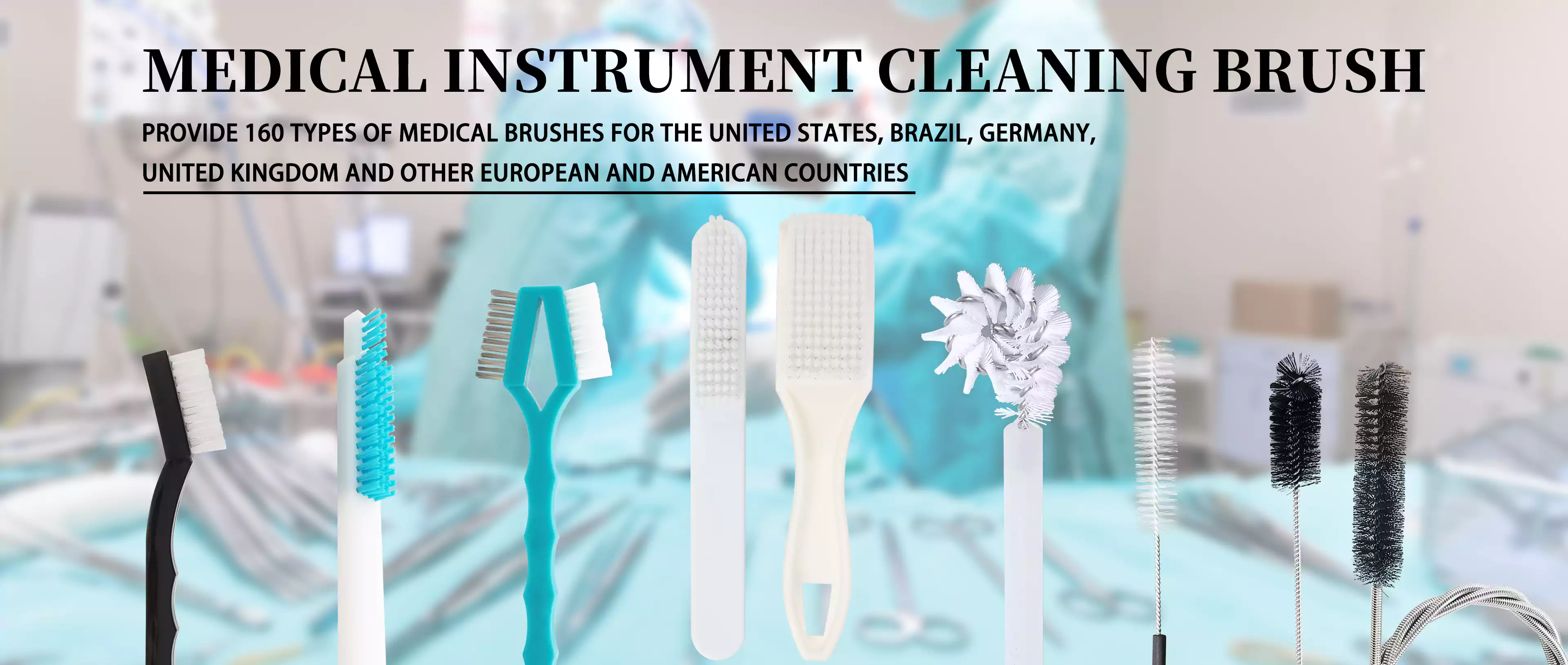 Medical Surgical Instrument Cleaning Brush