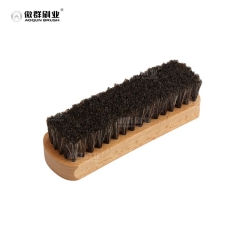 Shoe Polish Brush Set | Long Handle Brush | Leather Shoes Boot Cleaning | Horse Hair Bristle