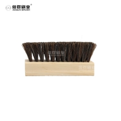 Shoe Polish Brush Set | Long Handle Brush | Leather Shoes Boot Cleaning | Horse Hair Bristle