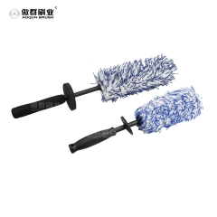 Car Wash Tyre Brushes Set With Long Handle For Cars | Wheel Detail Brush Bendable Wheel Brush