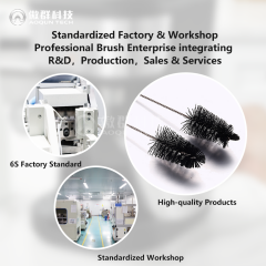 Grinder Cleaning Brush | Coffee Pot Curve Brush | Barista Brush in Stainless Steel