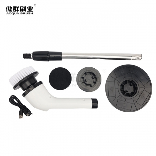 Electric Spin Scrubber | Cleaning Bathroom | Adjustable Extension Handle