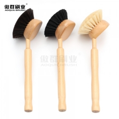 Dish Brush with Handle | Kitchen Scrub Brushes for Cleaning | Dish Scrubber with Stiff Bristles for Sink, Pots, Pans