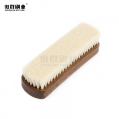 Shoe Polish Brush Set | Long Handle Brush | Leather Shoes Boot Cleaning | Horse Hair Bristle