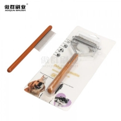 Pet grooming kit | Slicker Pet Brush | Dog Brush | Cat Brush | Remove Loose Fur and Undercoat